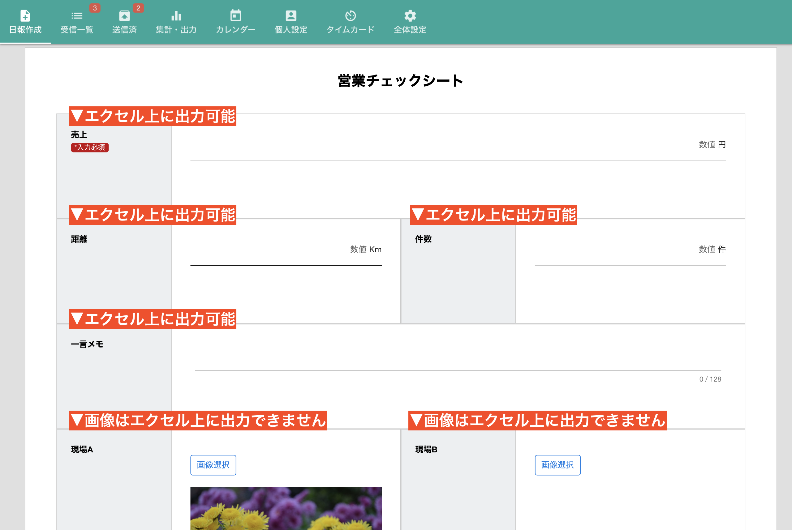 業務報告書をクラウドシステムにしてスマホから作成する クラウド日報nipo